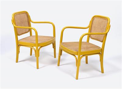 Josef Frank, Paar Armlehnsessel, Firma Thonet-Mundus, Wien, um 1930 - Jugendstil u. angewandte Kunst d. 20. Jahrhunderts