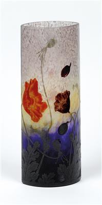 Vase "Coquelicots", Daum, Nancy, um 1910 - Jugendstil u. angewandte Kunst d. 20. Jahrhunderts