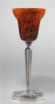 An Art Deco table lamp with lampshade by Daum, Nancy, c. 1925 - Secese a umění 20. století