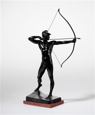 Ernst Moritz Geyger (Rixdorf 1861-1941 Marignolle), an archer, Gladenbeck, Berlin, c. 1900 - Secese a umění 20. století