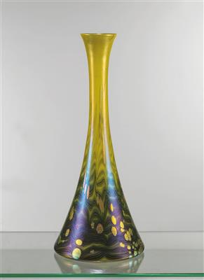 A large vase, probably designed by Koloman Moser, Johann Lötz Witwe, Klostermühle, for E. Bakalowits, Söhne, Vienna, 1903 - Secese a umění 20. století