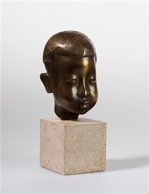 A moulded head, Werkstätten Hagenauer, Vienna - Secese a umění 20. století
