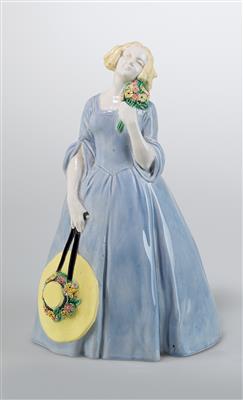 Johanna Meier-Michel (design also attributed to Bertold Löffler and Emil Meier), “Summer No. 23” crinoline from the first crinoline cycle, model: K 100, designed in c. 1906 - Secese a umění 20. století
