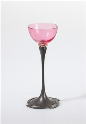 A liqueur glass, attributed to Koloman Moser, designed in 1900, commissioned by E. Bakalowits, Söhne, Vienna - Secese a umění 20. století