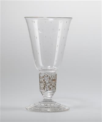 A goblet with dedication by Rudolf Junk, Vienna, c. 1913 - Jugendstil and 20th Century Arts and Crafts