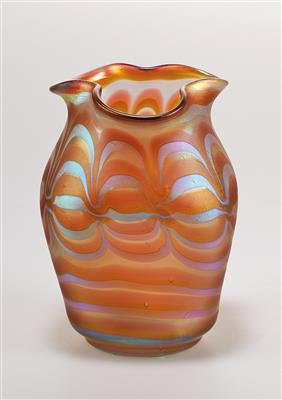 Vase, Johann Lötz Witwe, Klostermühle, um 1900 - Jugendstil und angewandte Kunst des 20. Jahrhunderts