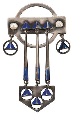 Franz Boeres (1872 Seligenstadt - 1956 Winnental), a brooch, executed by Theodor Fahrner, Pforzheim, 1904–05 - Jugendstil and 20th Century Arts and Crafts