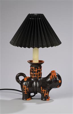 Kitty Rix, an animal as a lamp base (“lamp base” animal), model number: K 269, Wiener Werkstätte, 1927–30 - Jugendstil e arte applicata del XX secolo