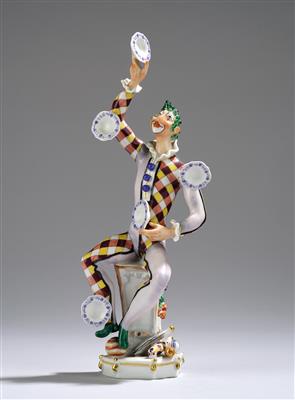 Peter Strang, “Der Jongleur”, model number: 60460, model year: 1976, executed by Meissen Porcelain Factory, 1976 as a limited edition on behalf of Franklin Mint GmbH - Secese a umění 20. století