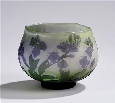 Vase "Myosotis", Emile Gallé, Nancy, um 1905-10 - Jugendstil u. angewandte Kunst d. 20. Jahrhunderts