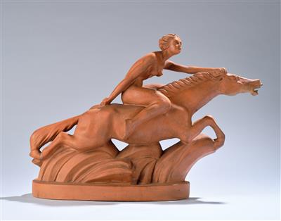 Imre Bedö (1901 Pecs/Hungary - 1980 Deggendorf/Germany), a riding Amazon, c. 1930 - Secese a umění 20. století