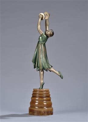 Luce, a female dancer with clash cymbals, c. 1925 - Jugendstil and 20th Century Arts and Crafts