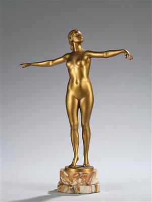 Otto Schmidt-Hofer (1873-1925), tanzender Frauenakt, Deutschland, um 1910 - Jugendstil und angewandte Kunst des 20. Jahrhunderts