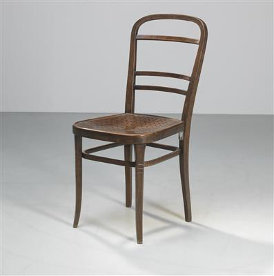 Otto Wagner, a chair, designed in 1902 for the account offices for cheque transactions (open-plan offices) of the Österreichische Postsparkasse, Vienna, executed by Jacob & Josef Kohn - Jugendstil and 20th Century Arts and Crafts