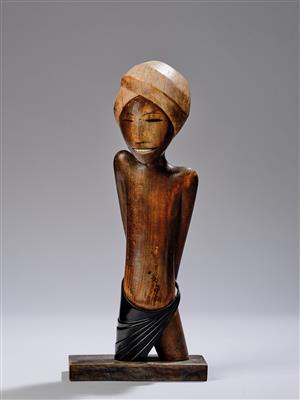 “Inder-Knabe” (“Indian Boy”), model number: 4054, Werkstätten Hagenauer, Vienna - Jugendstil e arte applicata del XX secolo