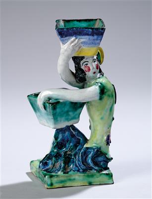 Erna Kopriva, a bowl bearer (original title: “Salzfass”), Wiener Werkstätte, before 1927 - Jugendstil e arte applicata del XX secolo