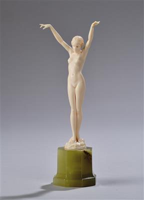 Ferdinand Preiss (Germany, 1892–1943), a figurine “Ecstasy”, c. 1913 - Secese a umění 20. století