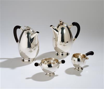 Jens Sigsgaard, a four-part silver mocha service, Copenhagen, 1949 - Jugendstil and 20th Century Arts and Crafts