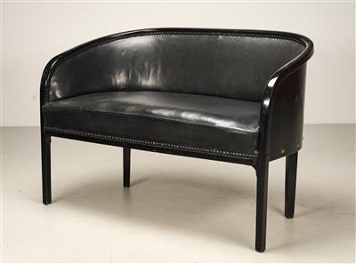 Josef Hoffmann, a settee, model: 421 from 1906, included in the 1907 catalogue, executed by Jacob & Josef Kohn - Jugendstil and 20th Century Arts and Crafts