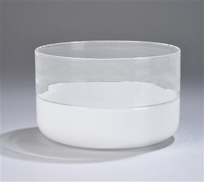 Tapio Wirkkala, a vase “mezza filigrano incalmo”, Venini, Murano, 1991 - Jugendstil e arte applicata del XX secolo