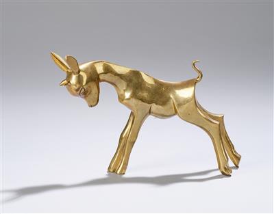 A kid goat (“Böckchen” or “Zicklein”), model number: 4717, Werkstätten Hagenauer, Vienna - Jugendstil e arte applicata del XX secolo