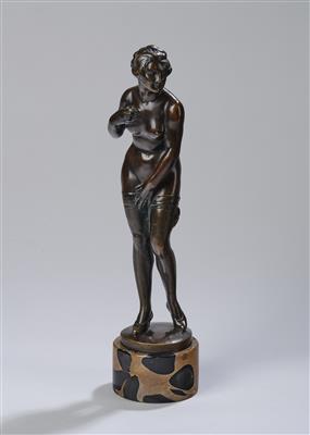 Bruno Zach, a female figure with stockings and shoes, designed in c. 1925/30 - Secese a umění 20. století
