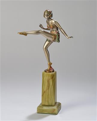 Bruno Zach (Austria 1891-1945), an Oriental female dancer, designed in c. 1920/30 - Jugendstil and 20th Century Arts and Crafts