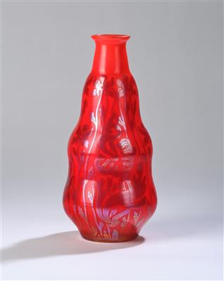 Franz Hofstötter, a vase, Johann Lötz Witwe, Klostermühle, form design for the World’s Fair in Paris, 1900 - Secese a umění 20. století