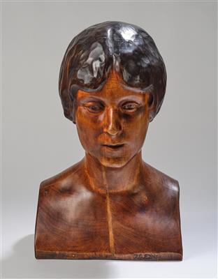 Franz Zelezny (Vienna 1866-1932), a large female bust - Jugendstil and 20th Century Arts and Crafts
