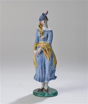 Vally Wieselthier, standing female figure (‘figure’), model number: K 7015, Wiener Werkstätte - Jugendstil and 20th Century Arts and Crafts