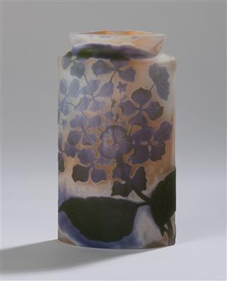 Vase "Hortensias", Emile Gallé, Nancy, 1908-20 - Jugendstil und angewandte Kunst des 20. Jahrhunderts