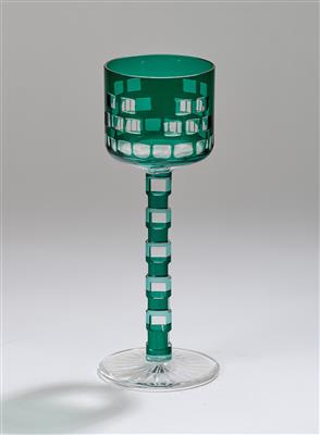 A wine glass in the manner of Otto Prutscher, probably Meyr’s Neffe, Adolf, c. 1912 - Jugendstil e arte applicata del XX secolo