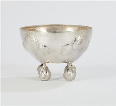 Attributed to Carl Otto Czeschka, silver bowl on four feet, Wiener Werkstätte, c. 1909/10 - Jugendstil and 20th Century Arts and Crafts