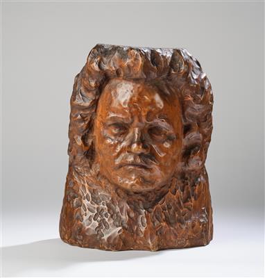 Franz Zelezny (Vienna 1866-1932), a Beethoven bust, Vienna, 1923 - Secese a umění 20. století
