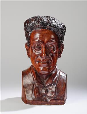 Franz Zelezny (Vienna 1866-1932), a male bust, 1925 - Jugendstil and 20th Century Arts and Crafts