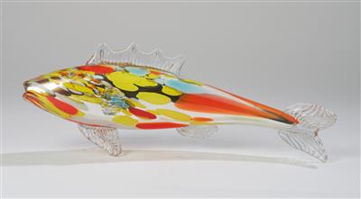 A large fish in Murano style, second half of the 20th century - Jugendstil and 20th Century Arts and Crafts
