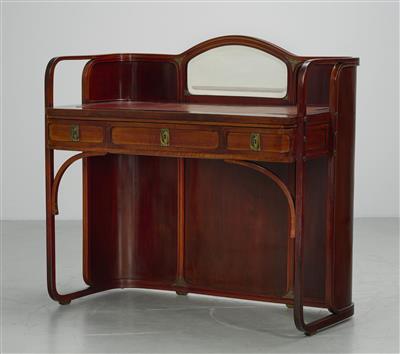 Koloman Moser, Schreibtisch, Modellnummer: 3134, Entwurf: 1902, produziert seit 1902, Katalog: 1904, Ausführung: Firma Jacob  &  Josef Kohn, Wien - Jugendstil & Angewandte Kunst des 20. Jahrhunderts