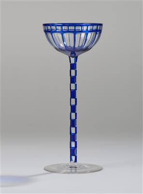 Otto Prutscher, a goblet, designed in around 1907, executed by Meyr’s Neffe, Adolf, merchant-employer: E. Bakalowits Söhne, Vienna - Jugendstil e arte applicata del XX secolo