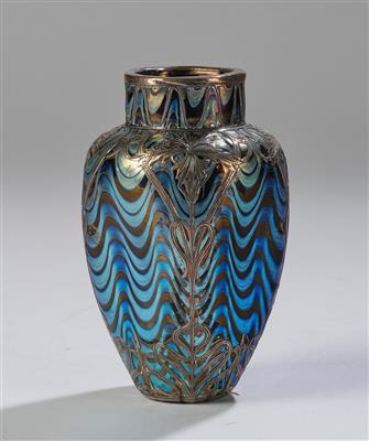 A vase, Johann Lötz Witwe, Klostermühle, 1900 - Jugendstil e arte applicata del XX secolo