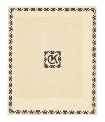 Carl Krenek (Vienna, 1180-1948), "The Four Seasons", cut and printed by Carl Krenek, Vienna, 1906 - Dalla Collezione Schedlmayer - Art Nouveau e Arti Applicate del XX secolo