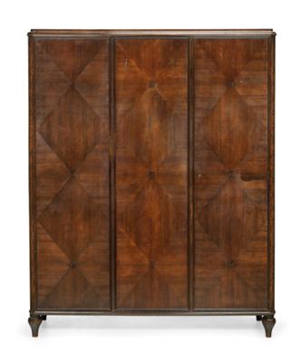 Otto Prutscher (Vienna, 1880-1949), a wardrobe with three doors for Moriz Rothberger, Anton Pospischil carpentry, Vienna, c. 1914 - Ze sbírky Schedlmayer - secese a užité umění 20. století