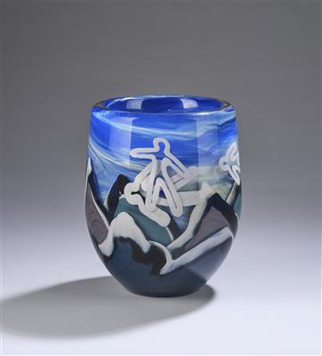 David R. Huchthausen (born in the USA in 1951), a vase, Baden, 1977 - Dalla Collezione Schedlmayer  II