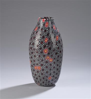 Ermanno Toso, a vase "Kiku", designed in around 1960, executed by Fratelli Toso, Murano - From the Schedlmayer Collection II - Art Nouveau and Applied Art of the 20th Century