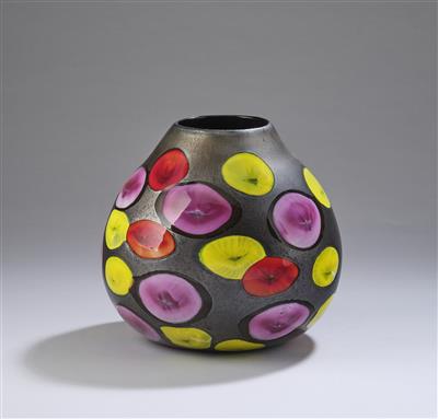 Ermanno Toso, a vase "Nerox", designed in around 1960, executed by Fratelli Toso, Murano - Dalla Collezione Schedlmayer  II