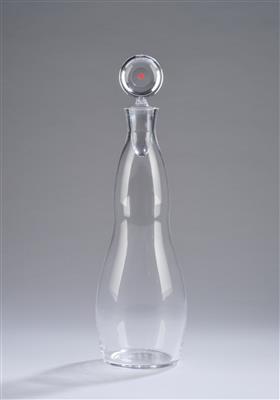 A flask with stopper, limited edition on the occasion of the 175th anniversary of the company, Lobmeyr, Vienna, 1998 - Dalla Collezione Schedlmayer  II