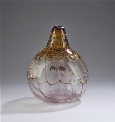 Jörg, F. Zimmermann (born in Germany in 1940), "Honeycomb Object" (vase), no. 1389 - From the Schedlmayer Collection II - Art Nouveau and Applied Art of the 20th Century