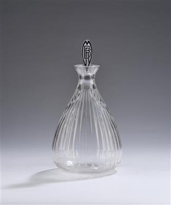 A carafe "Marie-Brizard", designed on 5 December 1927, executed by René Lalique, Wingen-sur-Moder - From the Schedlmayer Collection II - Art Nouveau and Applied Art of the 20th Century