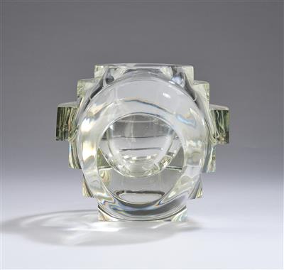 Kurt Bloeb (born in 1931), a glass object or vase, 1973 - Dalla Collezione Schedlmayer  II