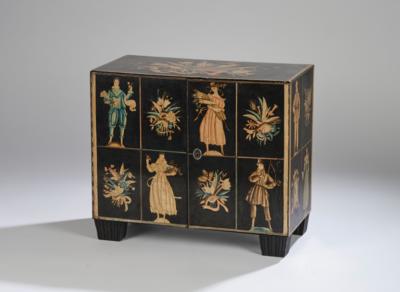 A "Kassette" or "Holzkastel", Hilde Jesser-Schmid (?) or Irene Schaschl-Schuster, Wiener Werkstätte, 1916/18 - Jugendstil e arte applicata del XX secolo