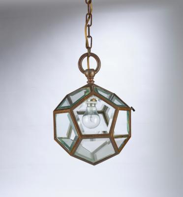 Adolf Loos, a hanging lamp “Dodekaeder”, cf. Friedrich Otto Schmidt, Vienna, c. 1902/03 - Jugendstil e arte applicata del XX secolo